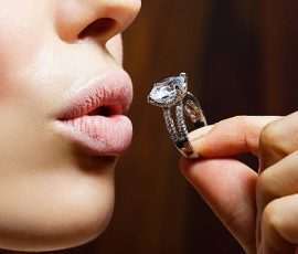 Le symbole du diamant sur un bijou